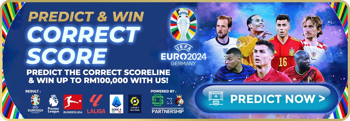 Mrlucky88 Banner Predict and win correct score.